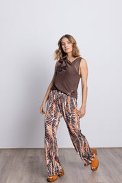 Pantalón Fluido BMB & Co Lilipa Plumas