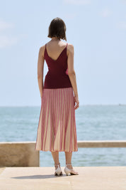 Falda Midi Fluida SITA MURT Plisados
