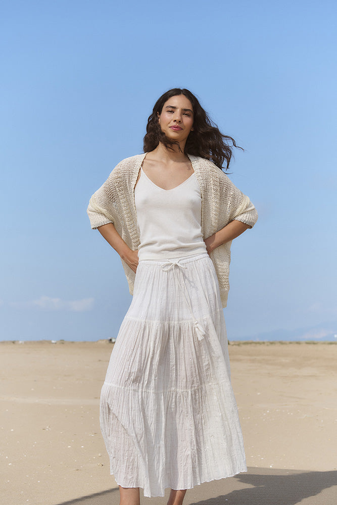 Falda Boho SITA MURT Cuadros Lurex