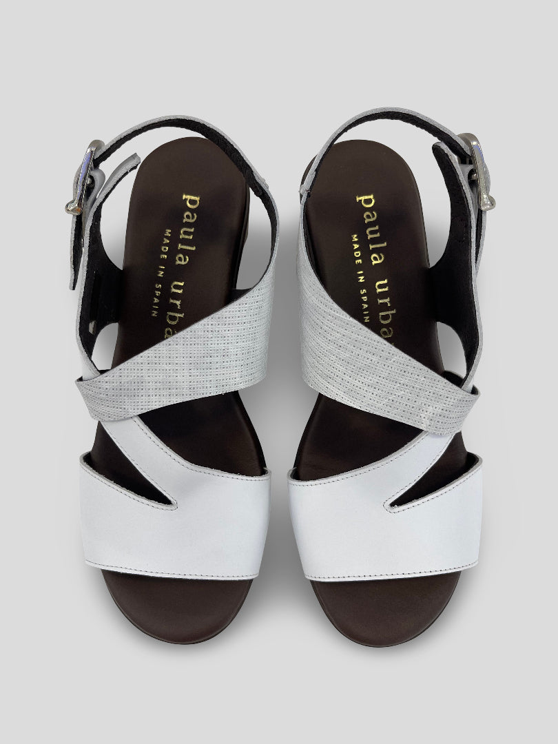 Sandalia PAULA URBAN Piel Combinada