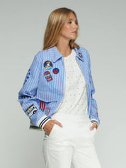 Bomber VILAGALLO Rayas Bordado Surf