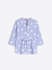 Camisa Rayas VILAGALLO Bordado Floral