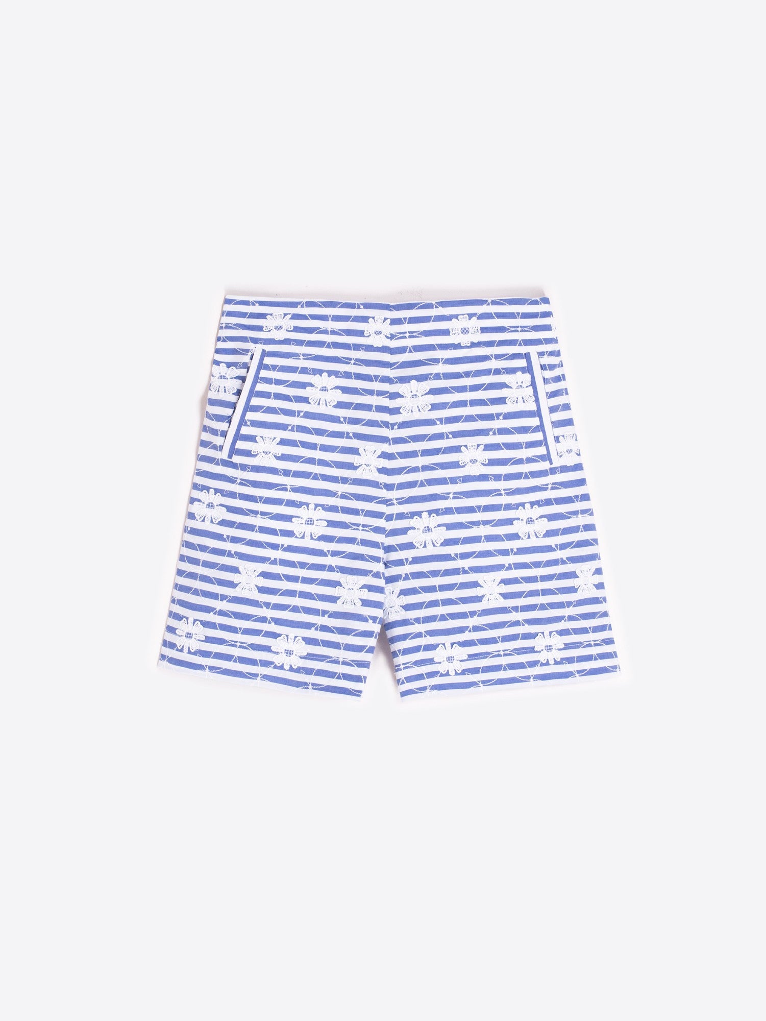 Short Rayas VILAGALLO Bordado Floral