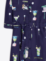 Vestido Camisero VILAGALLO Motivos Golf