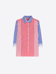 Camisa Rayas VILAGALLO Puño con Encaje