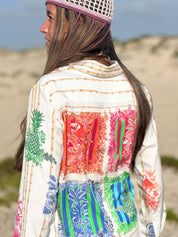 Camisa Tea VILAGALLO Estampado Bambú