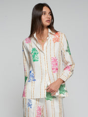 Camisa Tea VILAGALLO Estampado Bambú