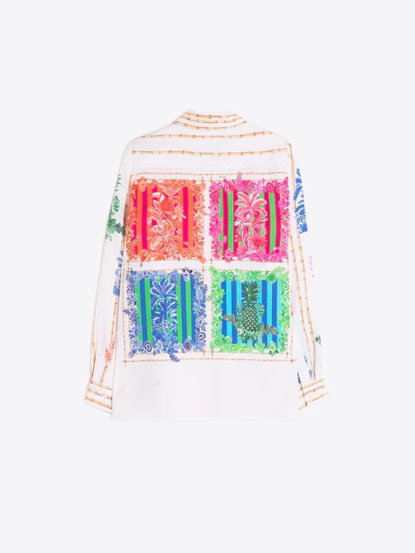 Camisa Tea VILAGALLO Estampado Bambú