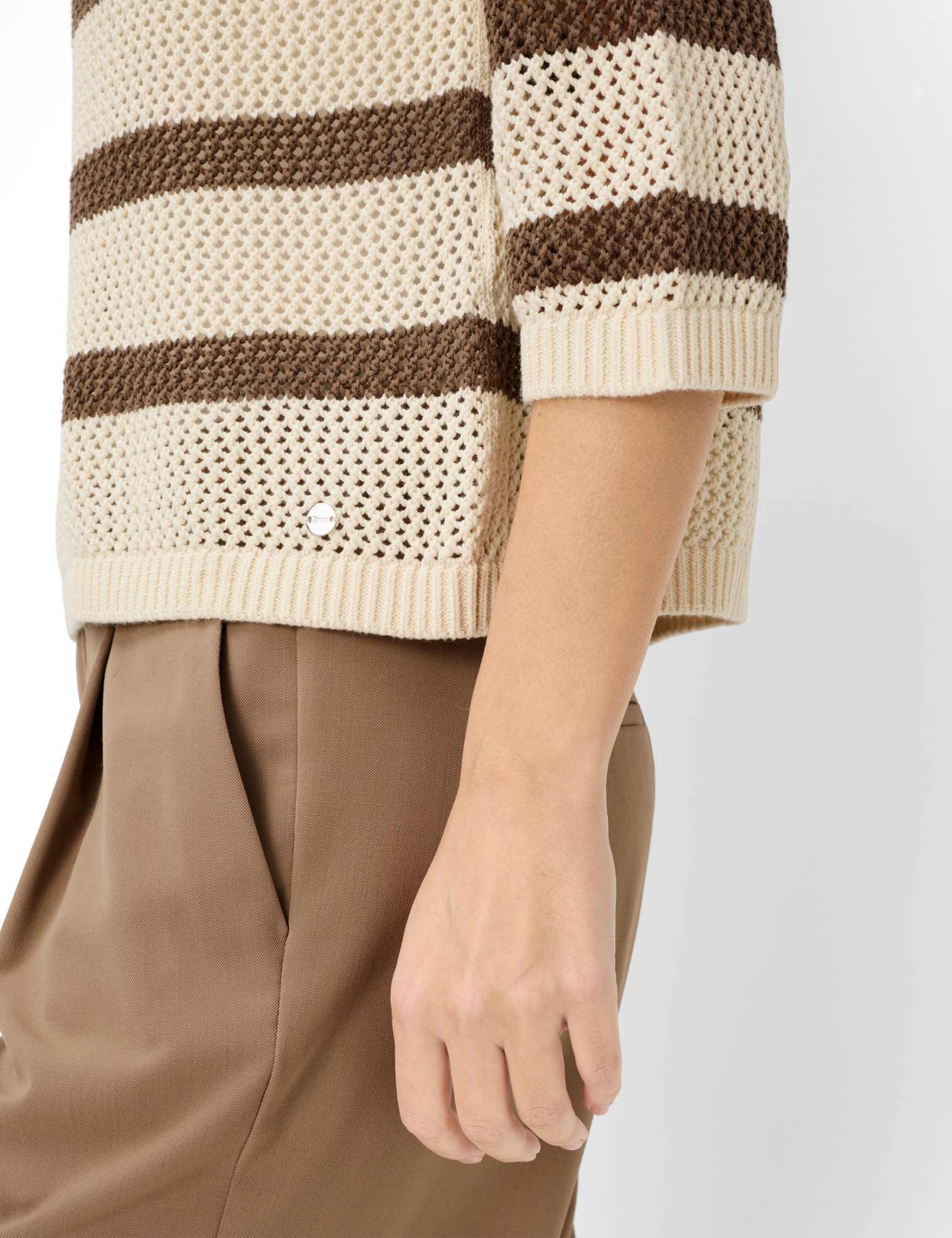 Jersey Nala BRAX Punto Ajour Rayas