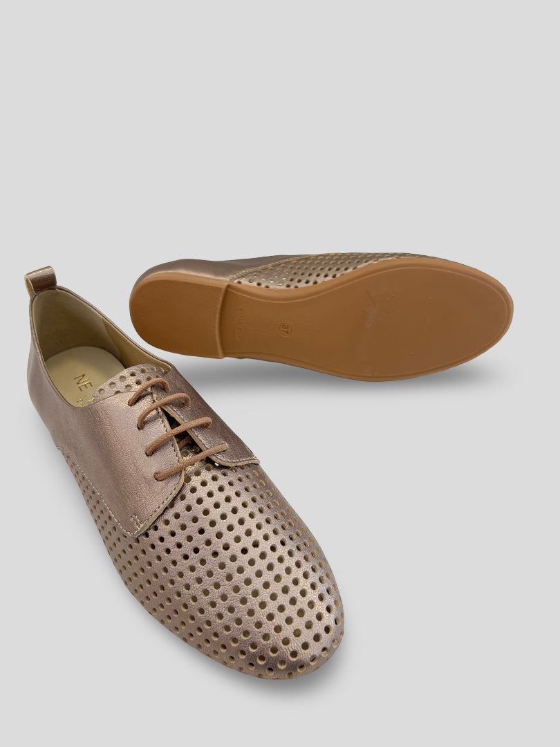 Blucher Calado NE.KA.NE Piel Metalizada