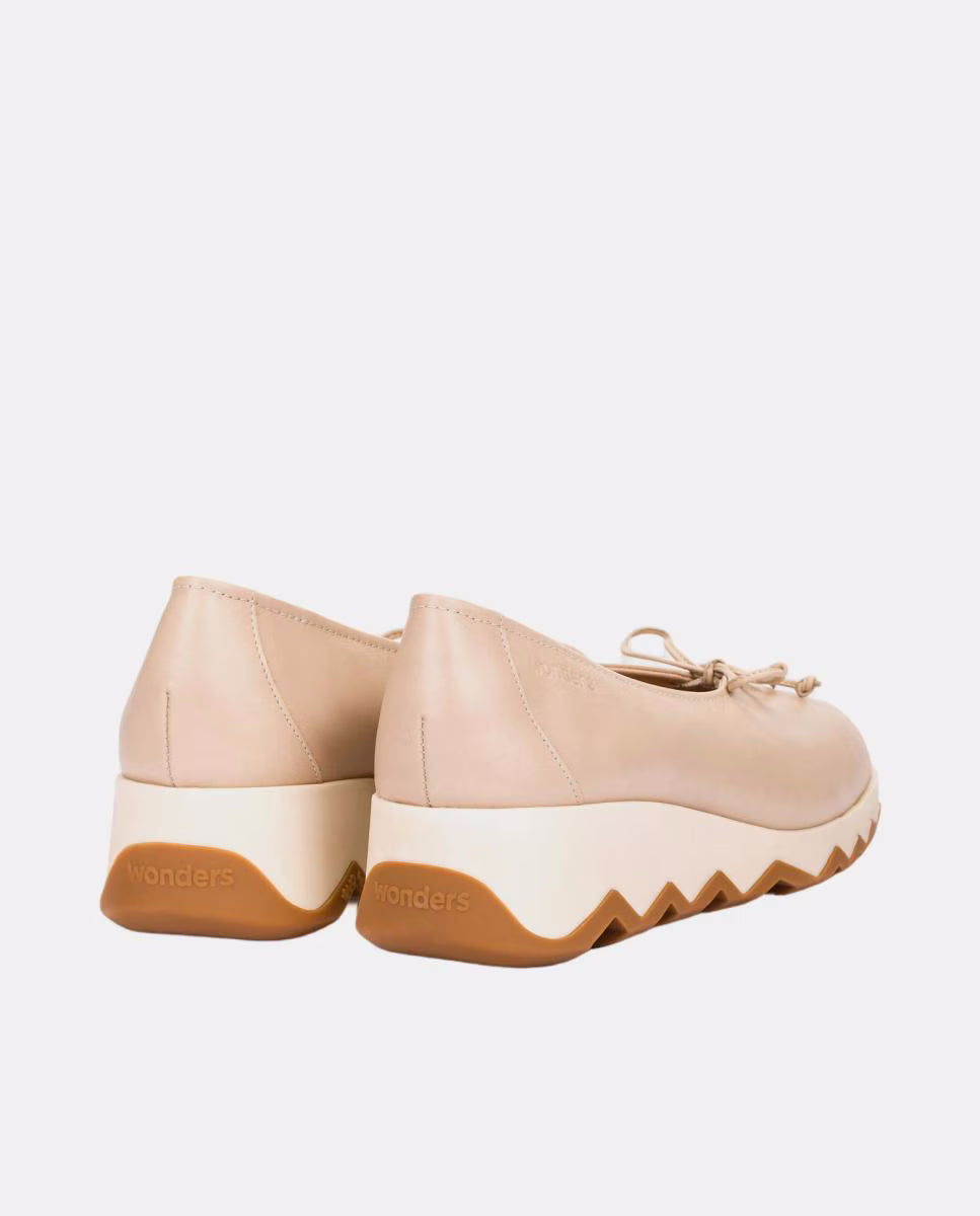 Bailarina Cuña WONDERS Simon 21 BEIGE