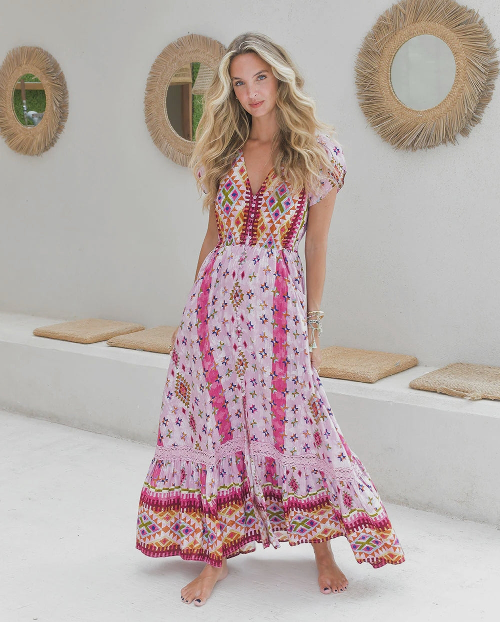 Vestido JAASE Lost Tribe Carmen ROSA