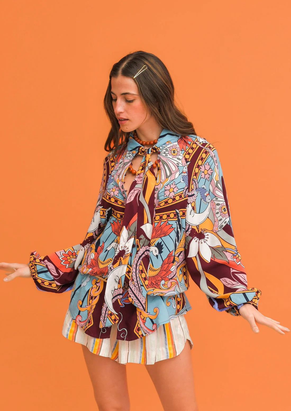 Blusa JAASE Wild Hearts Print Imogen