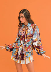 Blusa JAASE Wild Hearts Print Imogen