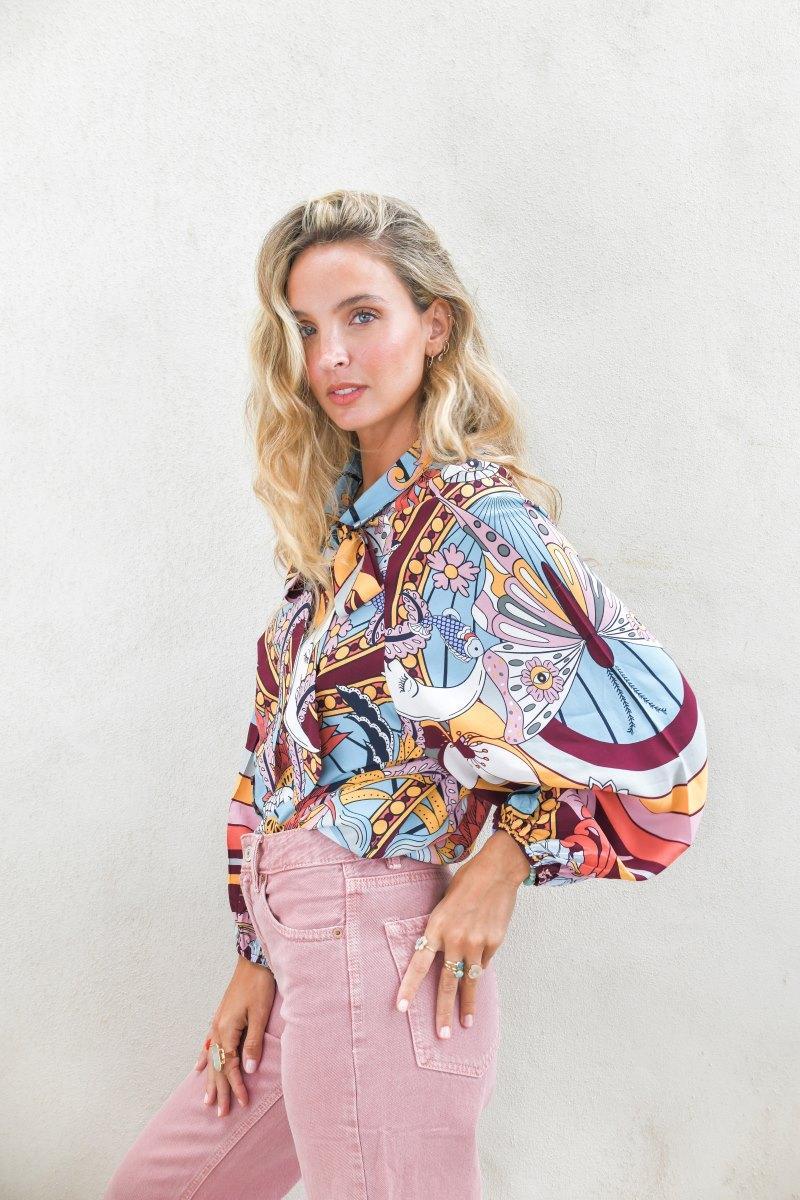 Blusa JAASE Wild Hearts Print Imogen