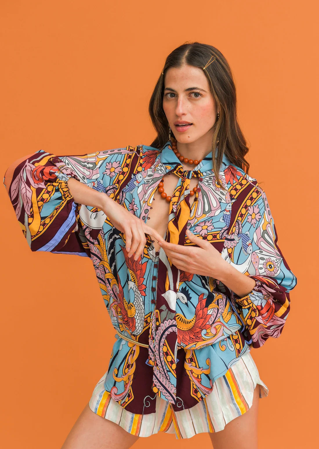 Blusa JAASE Wild Hearts Print Imogen