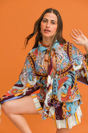Blusa JAASE Wild Hearts Print Imogen