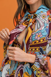 Blusa JAASE Wild Hearts Print Imogen