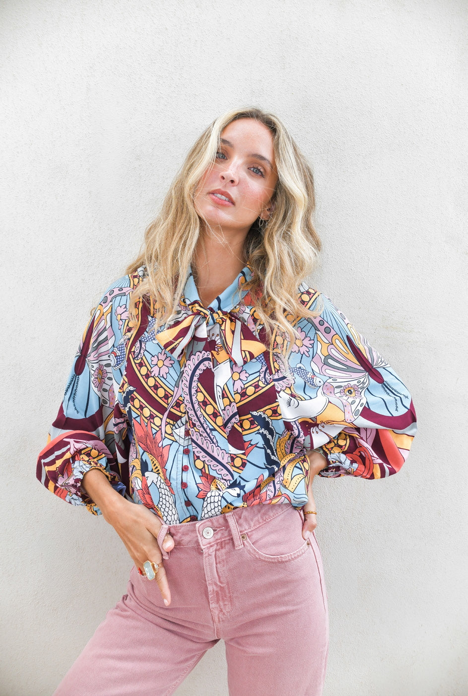 Blusa JAASE Wild Hearts Print Imogen