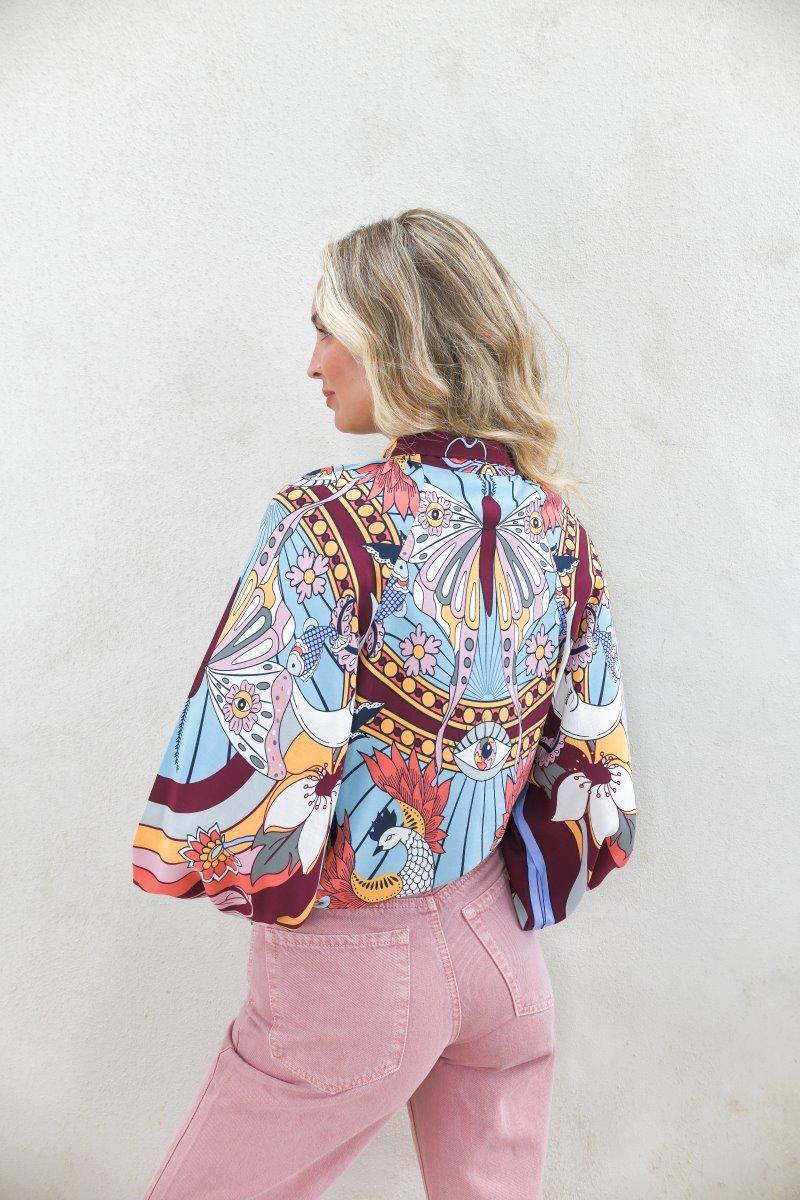 Blusa JAASE Wild Hearts Print Imogen