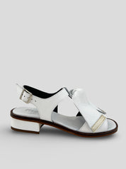 Sandalia PLUMERS Lazo Piel BLANCO
