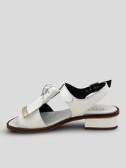 Sandalia PLUMERS Lazo Piel BLANCO