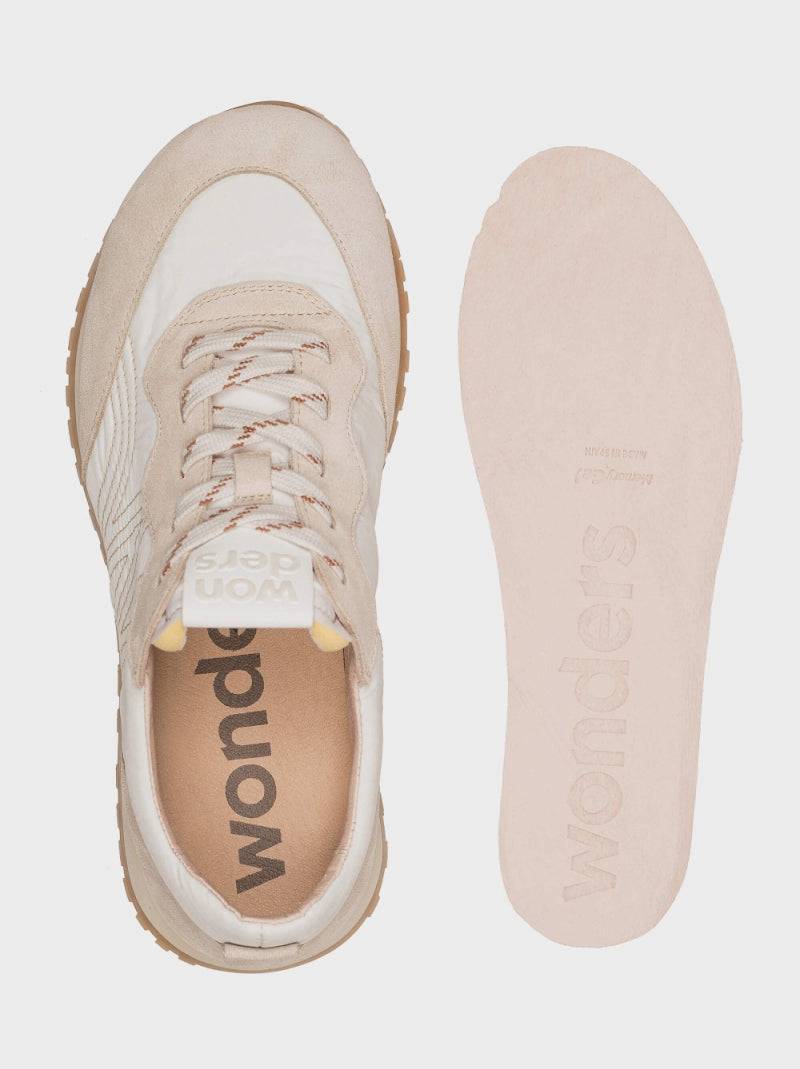 Deportiva Mujer WONDERS BeFoot BEIGE