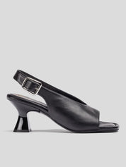 Sandalia UNISA Peep-Toe Piel NEGRO