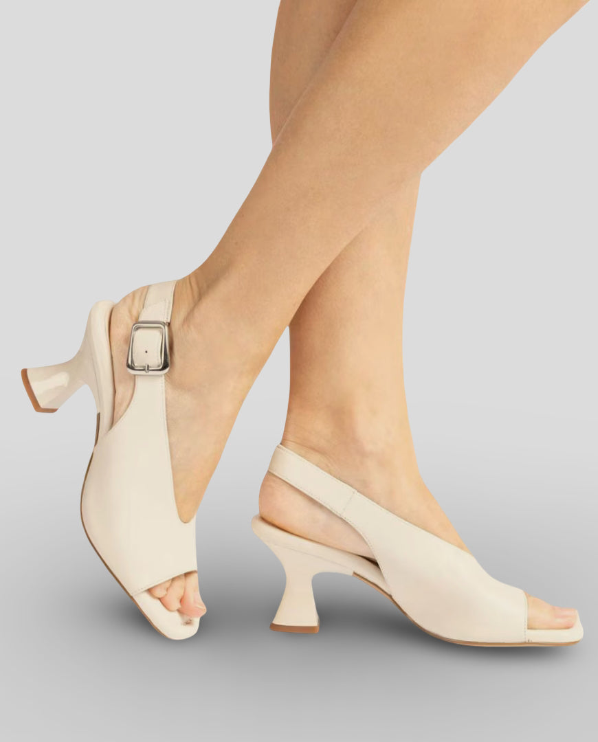 Sandalia UNISA Peep-Toe Piel BEIGE