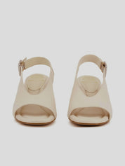 Sandalia UNISA Peep-Toe Piel BEIGE