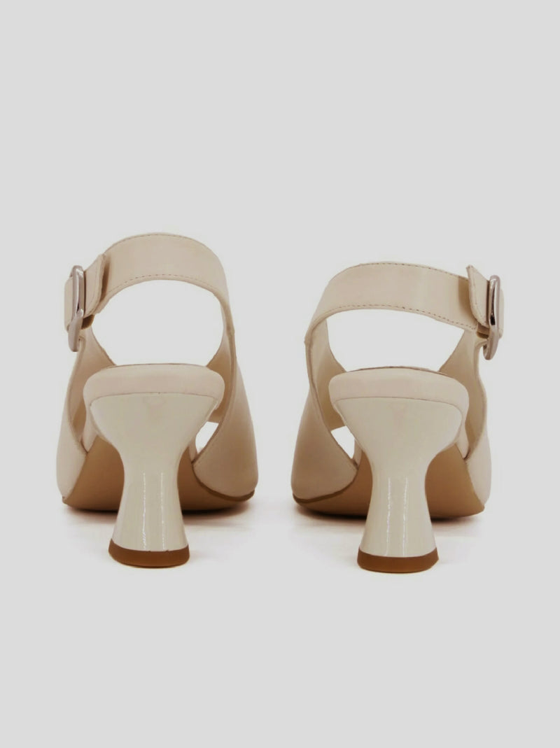 Sandalia UNISA Peep-Toe Piel BEIGE