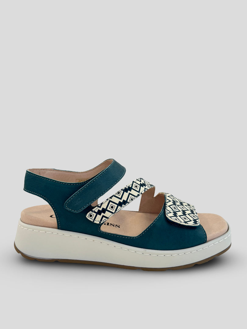 Sandalia COMFORT CLASS Combi TURQUESA