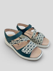 Sandalia COMFORT CLASS Combi TURQUESA