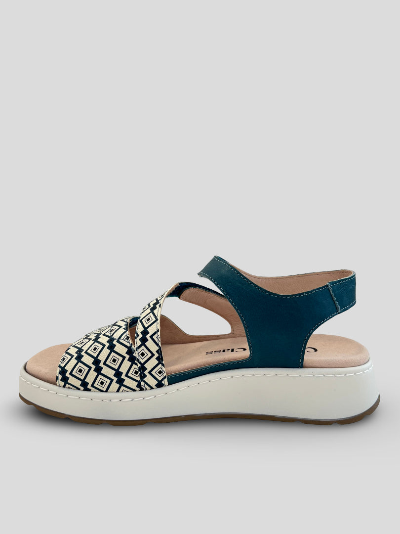 Sandalia COMFORT CLASS Combi TURQUESA