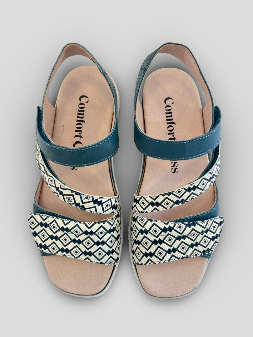 Sandalia COMFORT CLASS Combi TURQUESA
