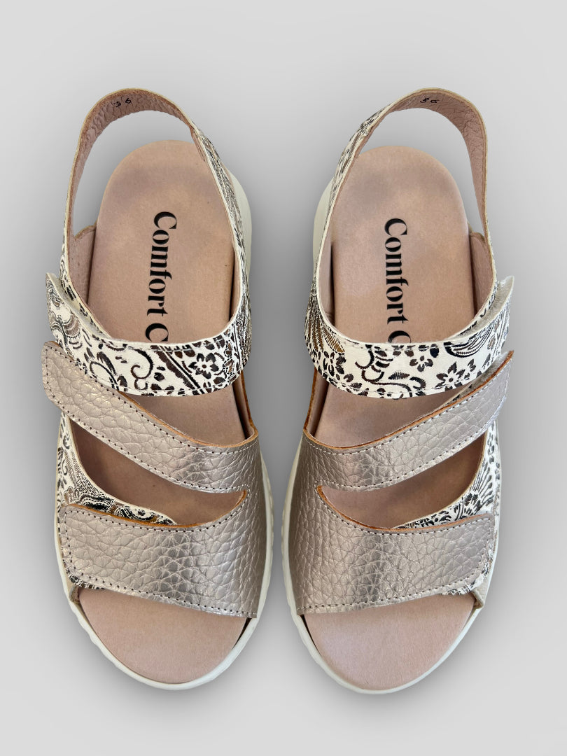 Sandalia COMFORT CLASS Paisley DORADO