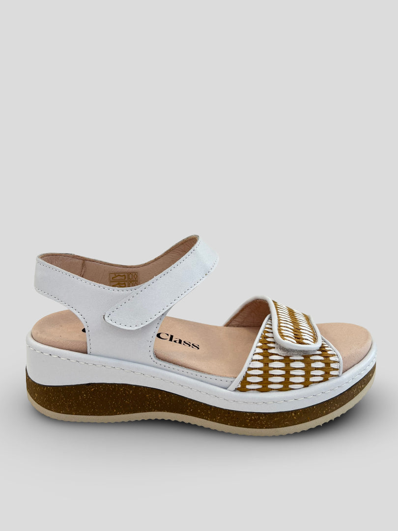 Sandalia COMFORT CLASS Rafia BLANCO
