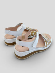 Sandalia COMFORT CLASS Rafia BLANCO