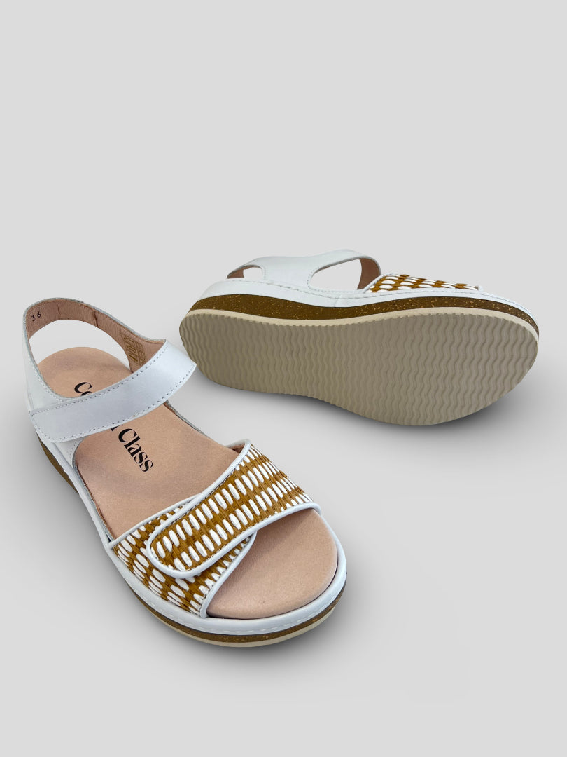 Sandalia COMFORT CLASS Rafia BLANCO