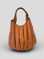Bolso CATS Bucket Plisado Piel CUERO
