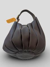 Bolso CATS Bucket Plisado Piel CHOCOLATE