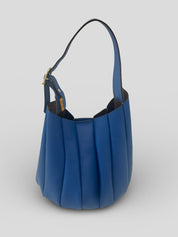 Bolso CATS Bucket Plisado Piel AZUL