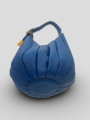 Bolso CATS Bucket Plisado Piel AZUL