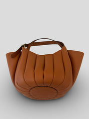 Bolso Abanico CATS Plisado Piel CUERO