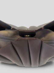 Bolso Abanico CATS PlisadoPiel CHOCOLATE