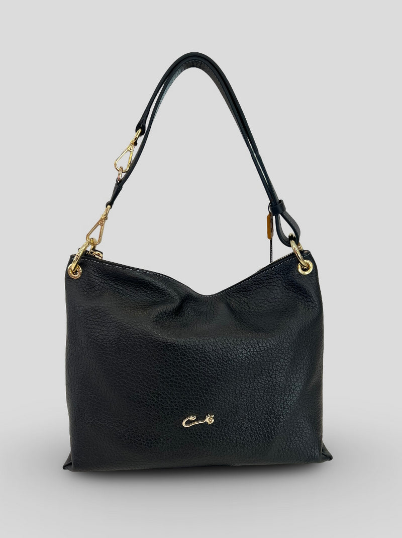 Bolso Hobo CATS Asa Dos Posiciones NEGRO