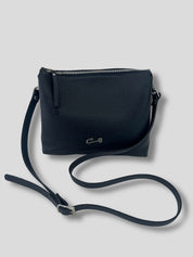 Bolso Bandolera CATS Piel Grabada MARINO