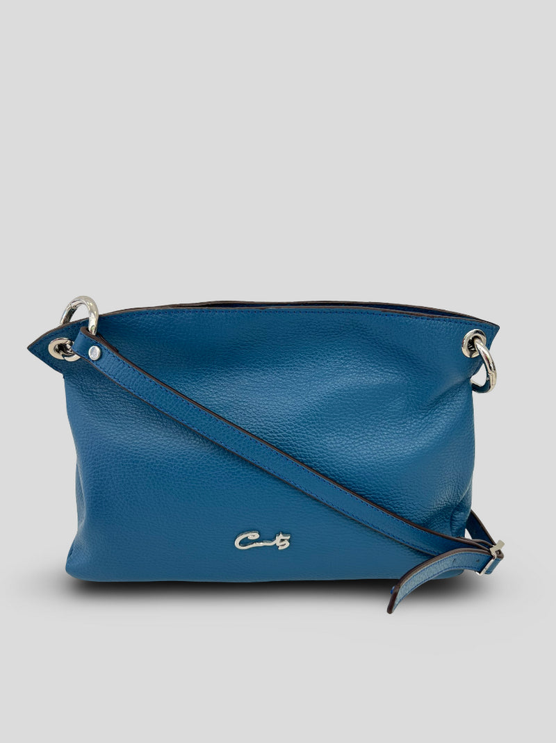 Bolso Bandolera CATS Argollas TURQUESA