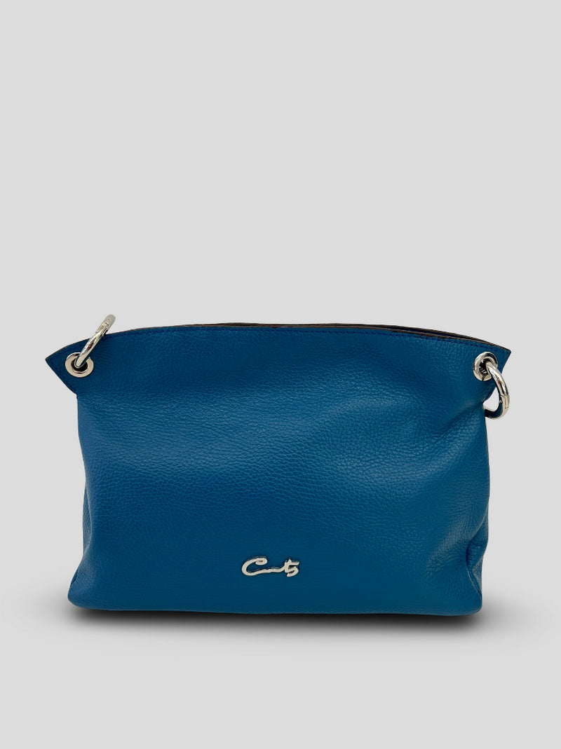 Bolso Bandolera CATS Argollas TURQUESA