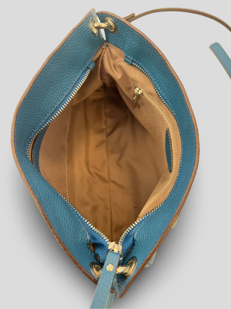 Bolso Bandolera CATS Argollas TURQUESA